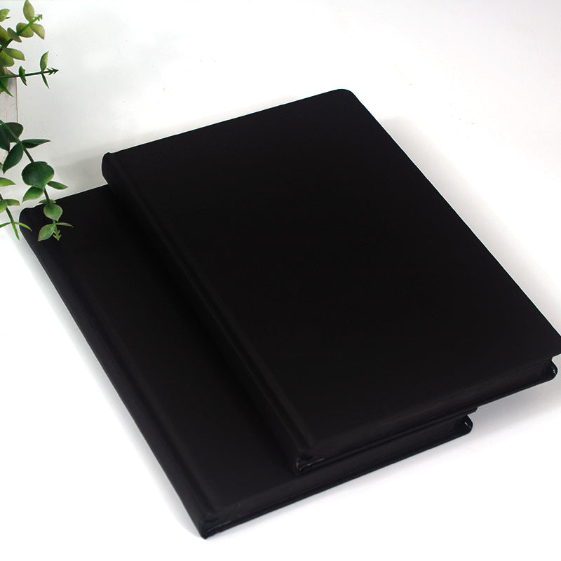 Pure Black Hardcover Diary