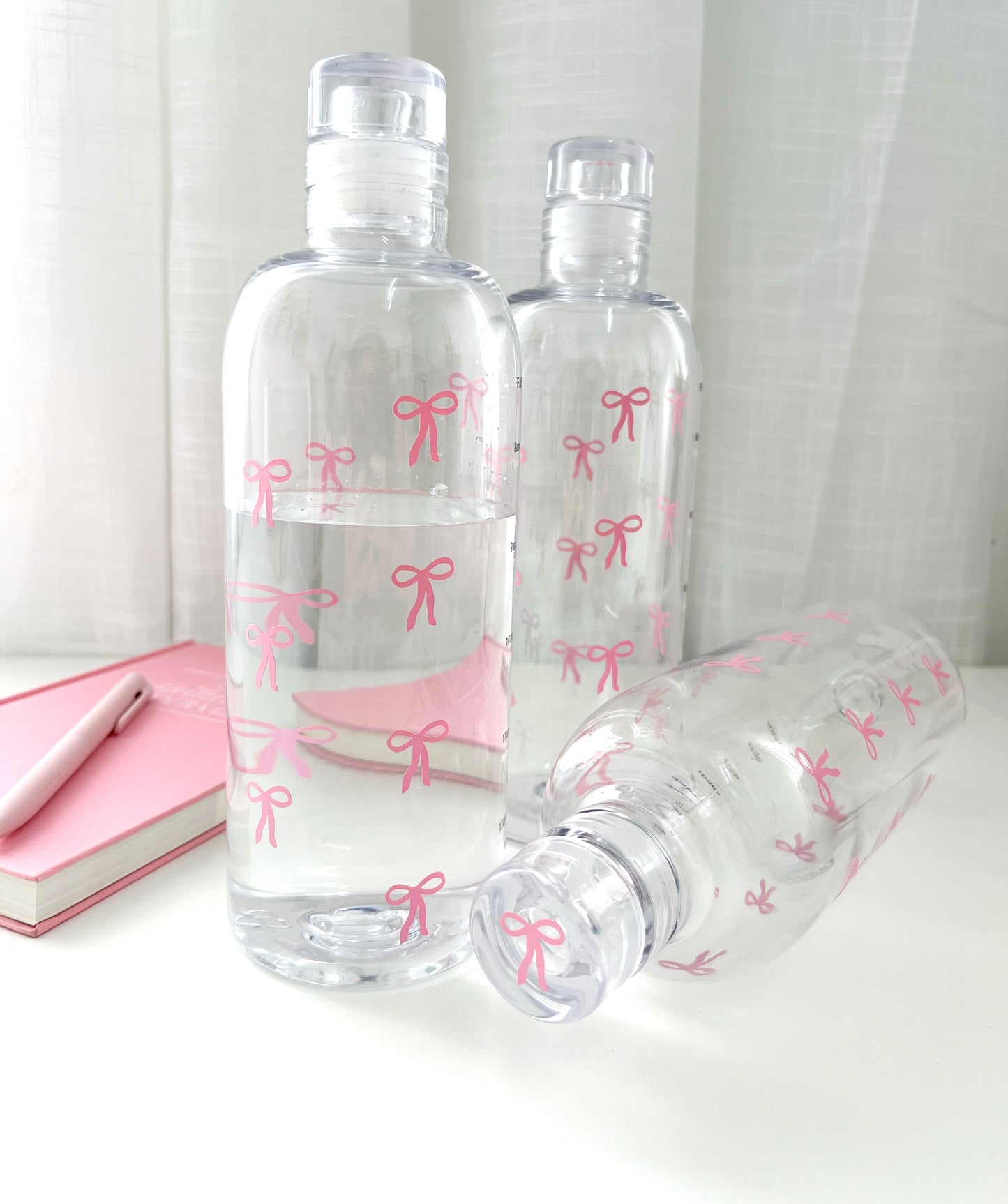Bow Clear Time Scale Water Bottle