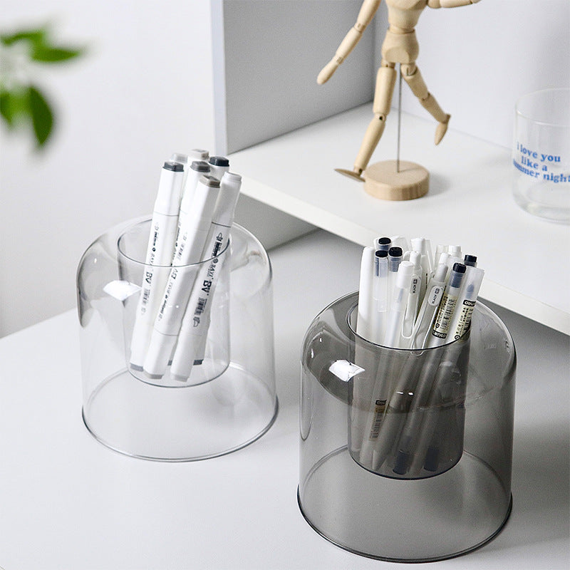 Circular Clear Pen Holder