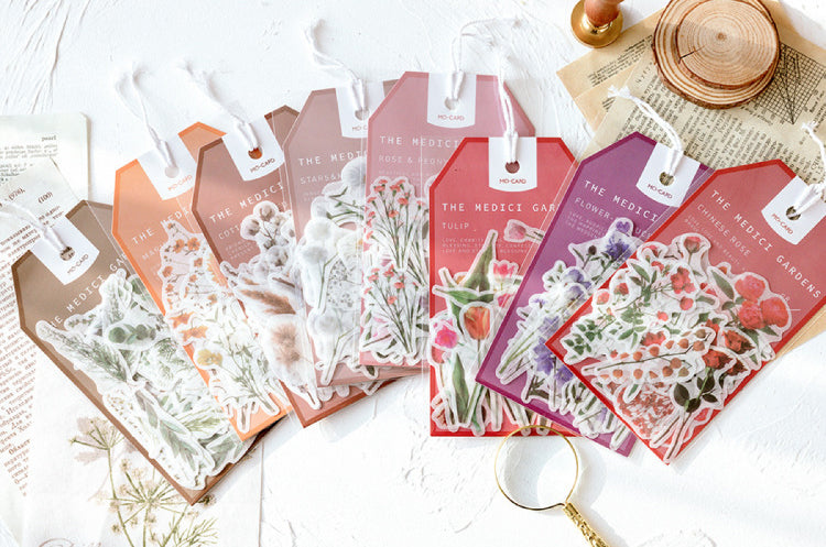Garden Series Flower Stickers