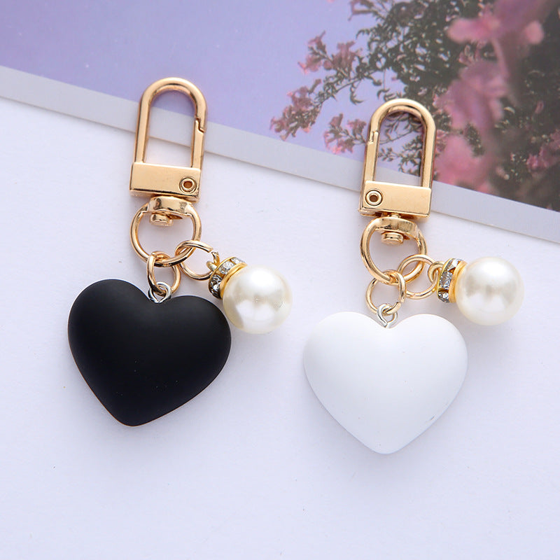 Matte Heart Keychain