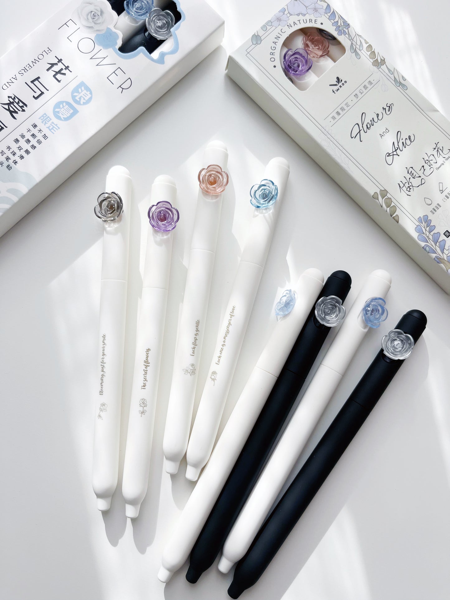 Flowers and Alice Pen Set
