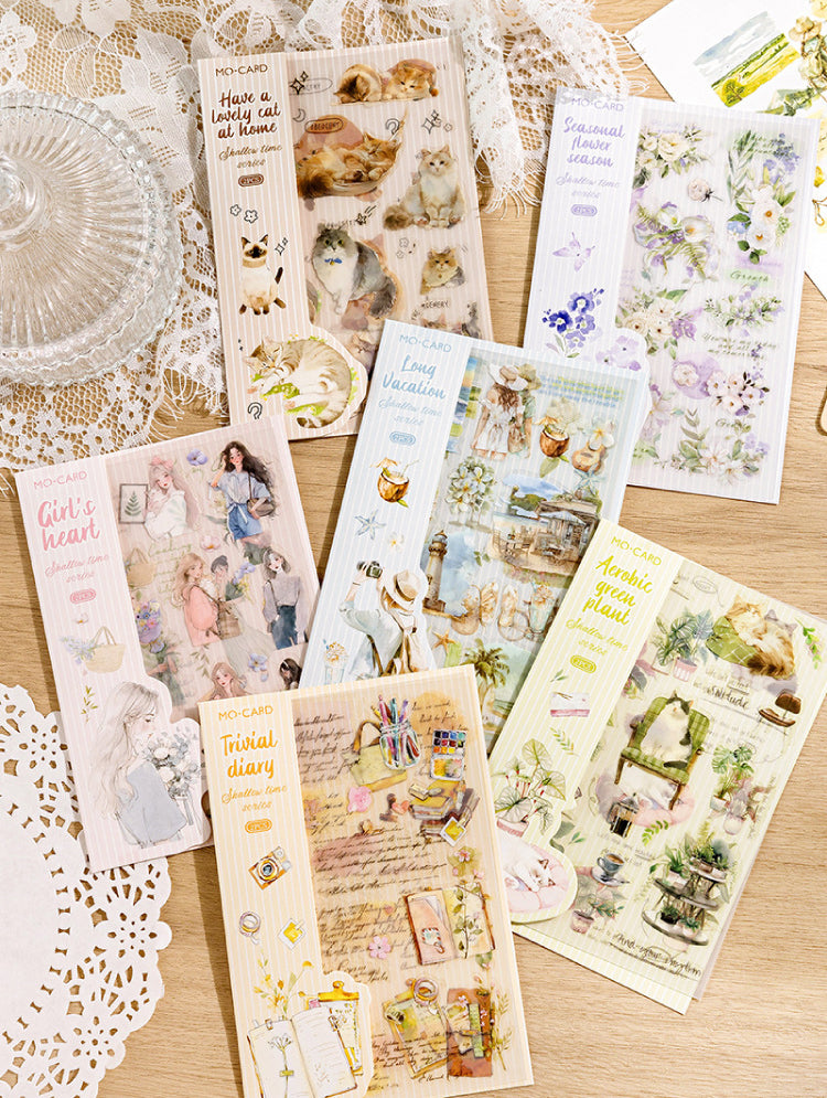 Shallow Time Transfer Stickers