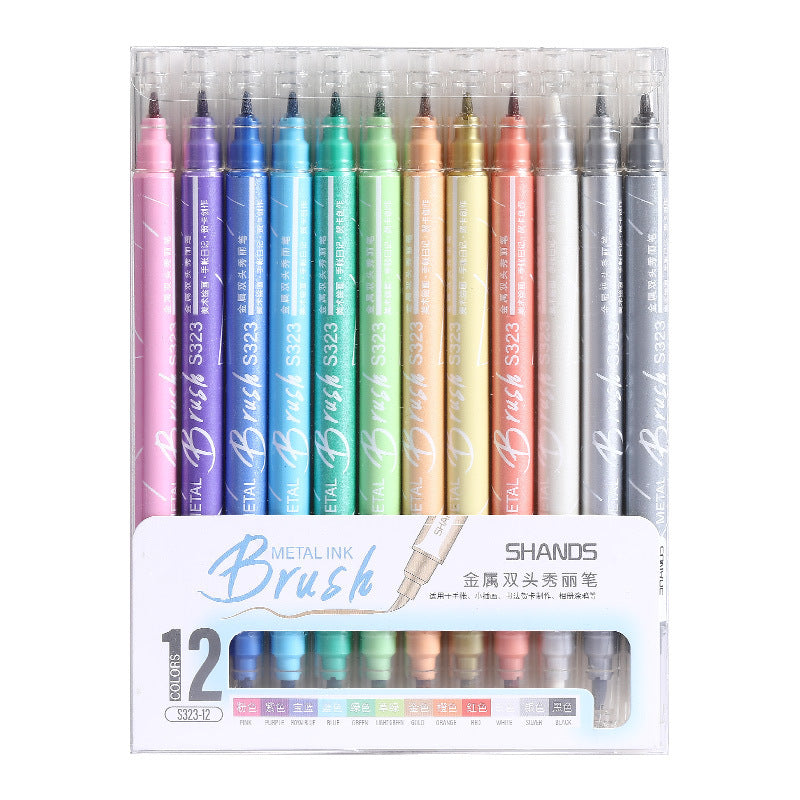 Metallic Brush Pen Set
