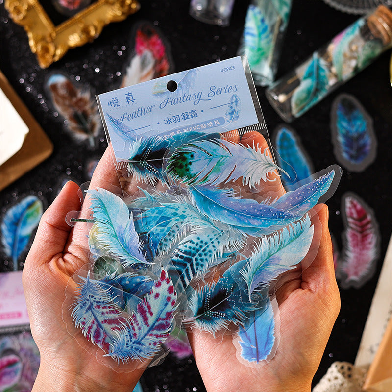 Feather Fantasy PET Stickers
