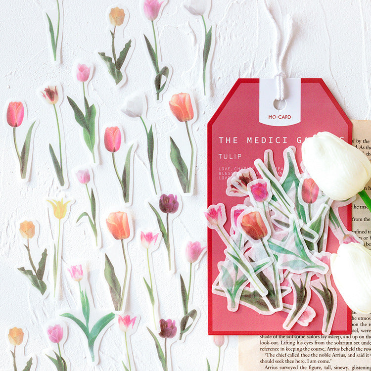 Garden Series Flower Stickers