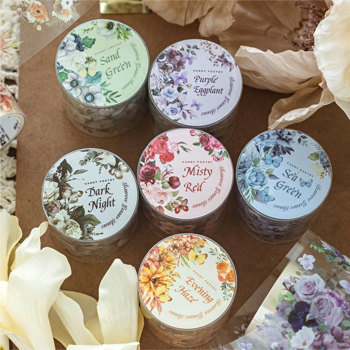 Sleeping Garden Series PET Tape