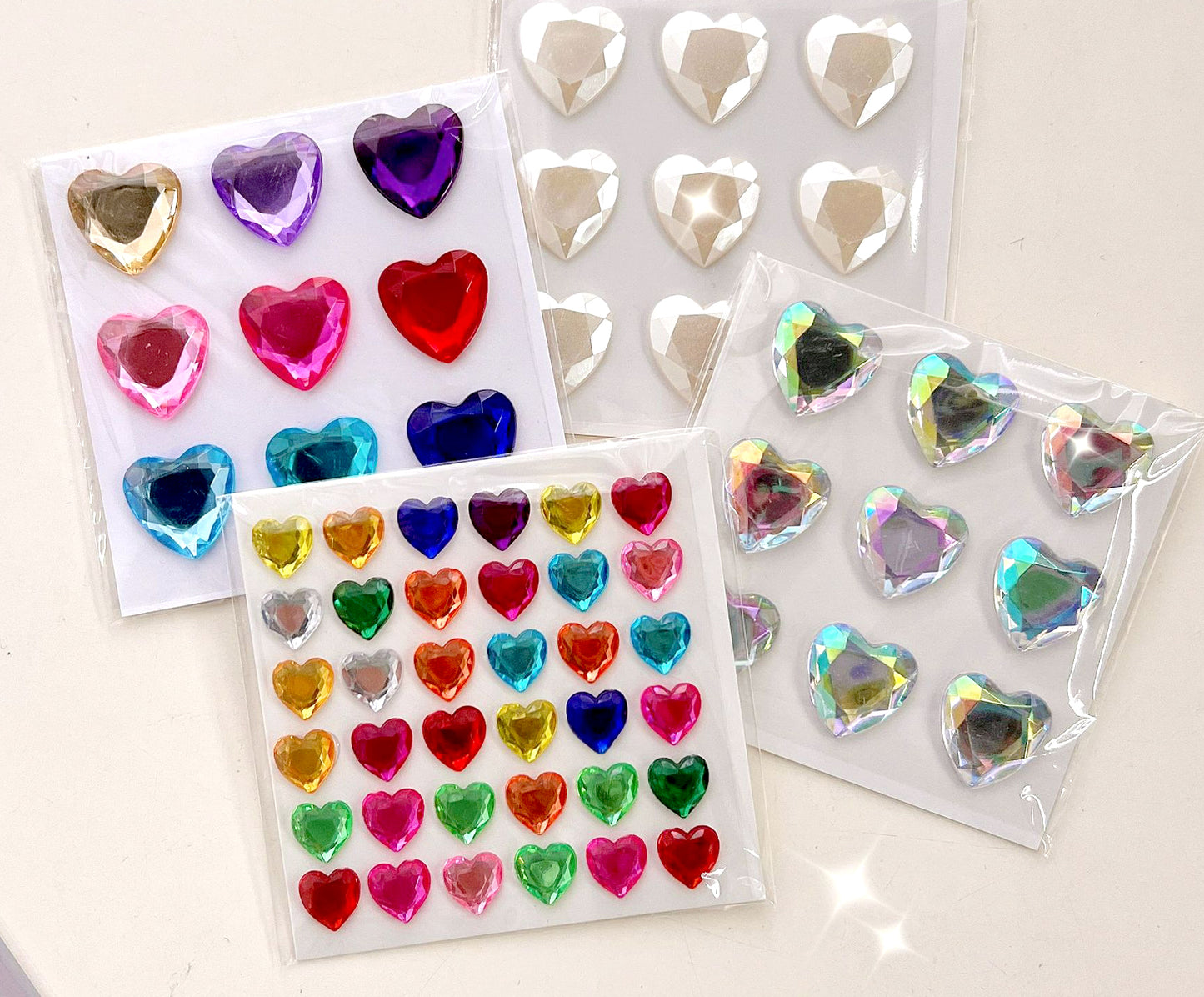 Heart Diamond Stickers