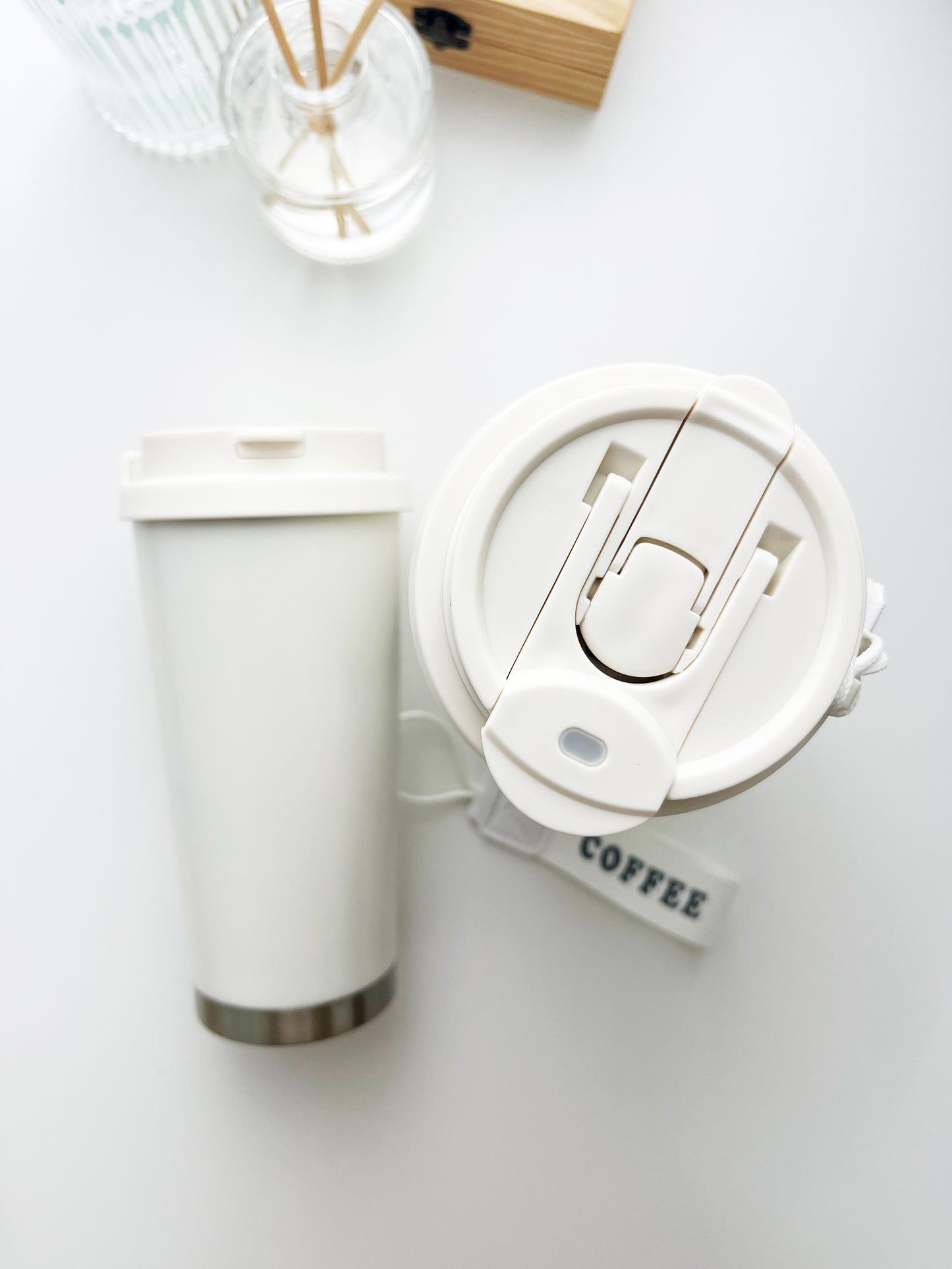 Plain Stainless Steel Portable Cup