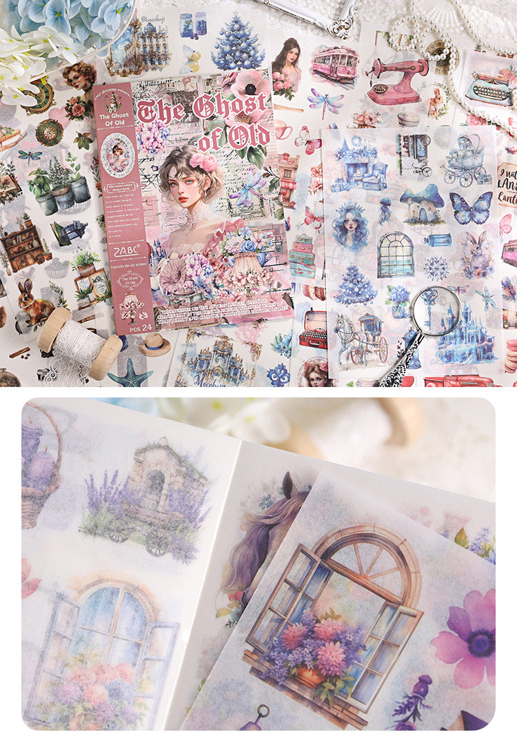 Retro European Stickers Book