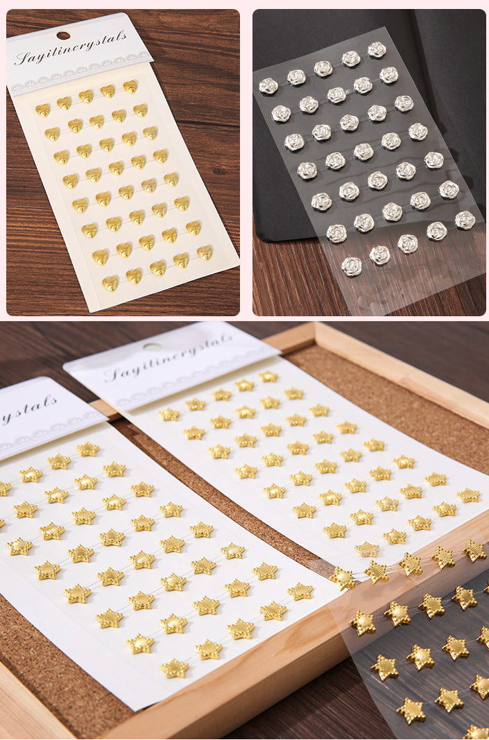 Gold & Silver Stud Stickers