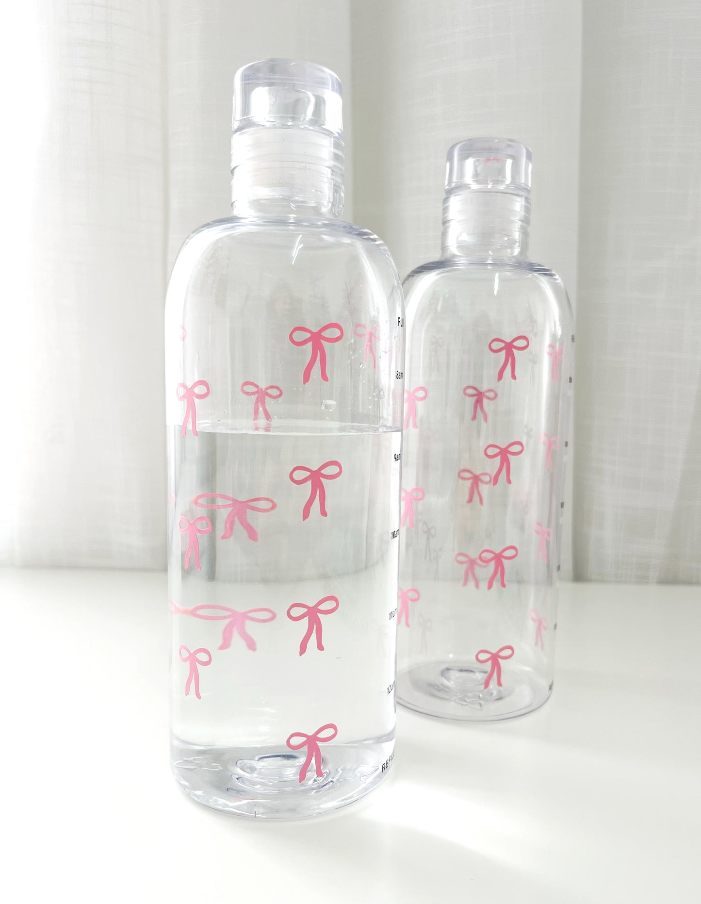 Bow Clear Time Scale Water Bottle