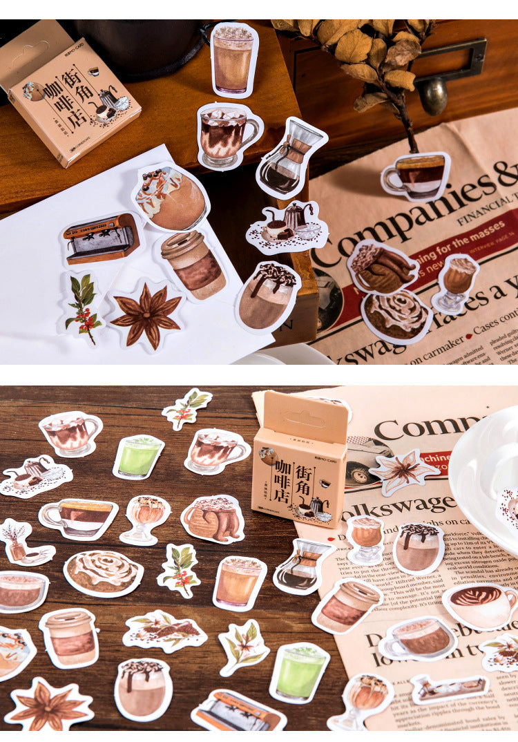 Coffee Shop Stickers Box