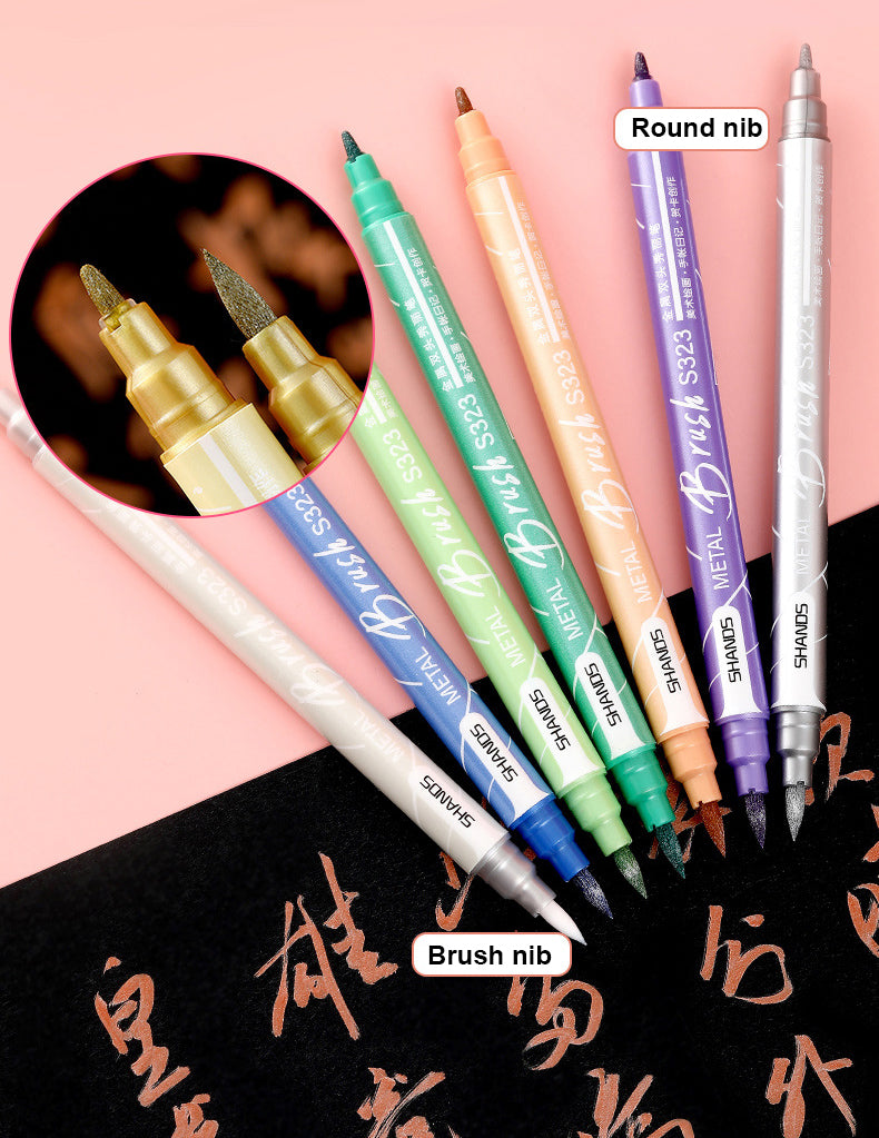 Metallic Brush Pen Set