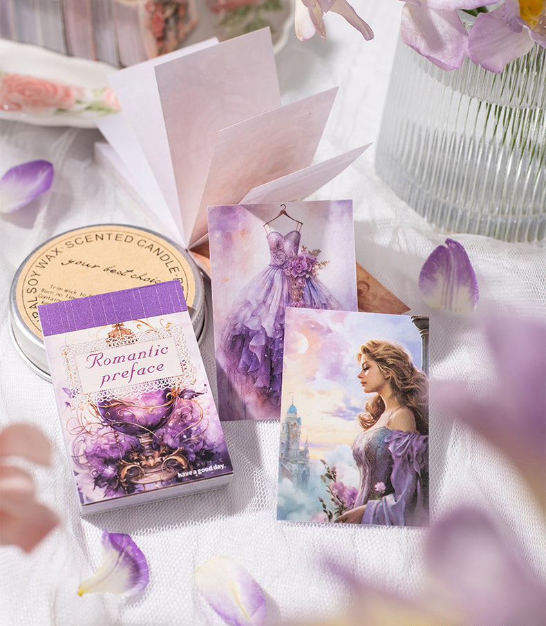 Romantic Preface Mini Stickers Book