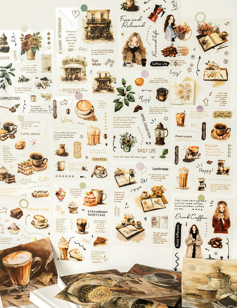 Poetry For Coffee Sticker Book