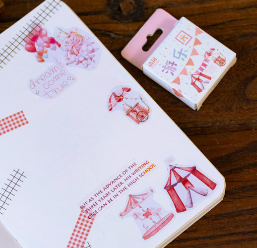Pink Party Stickers Box