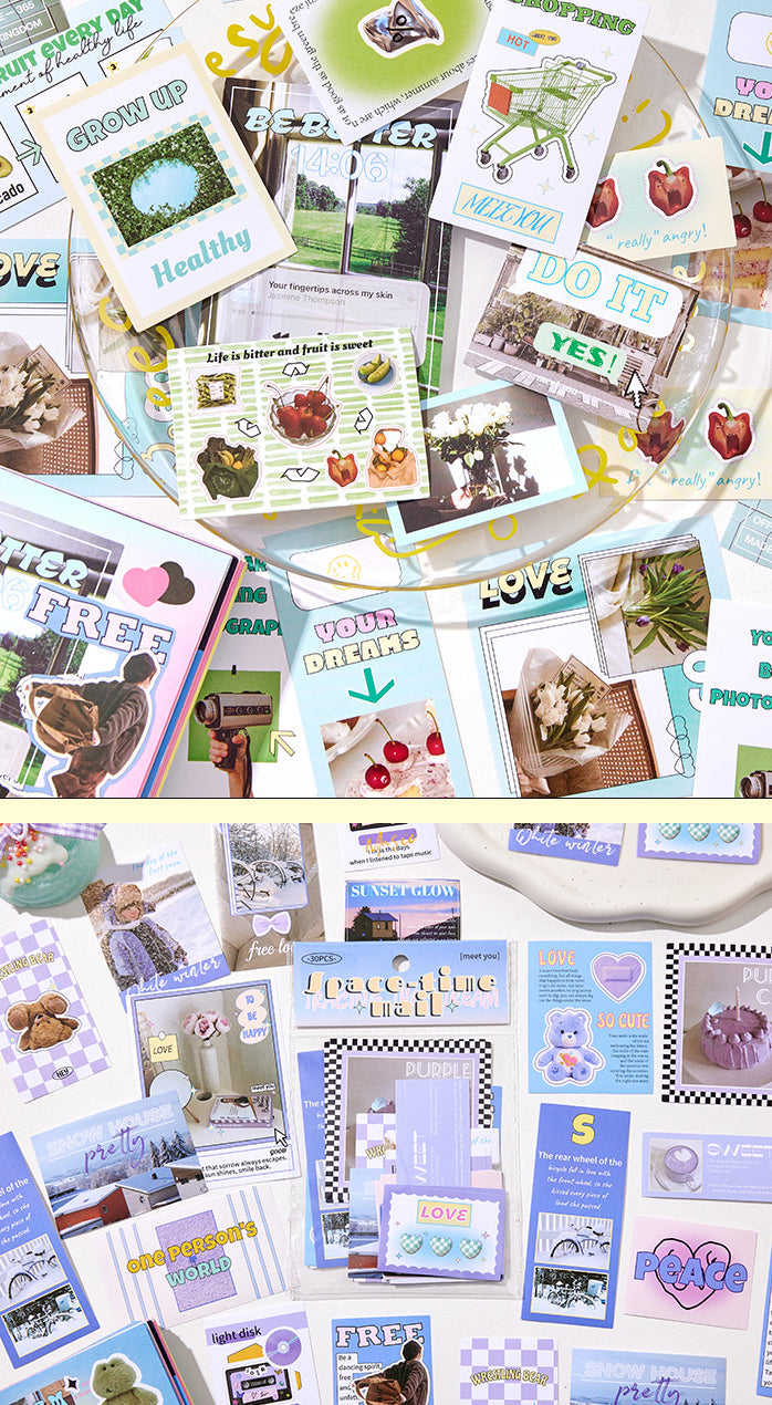 Space Time Mail Stickers Pack