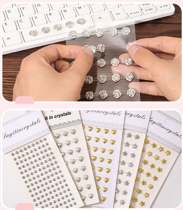 Gold & Silver Stud Stickers