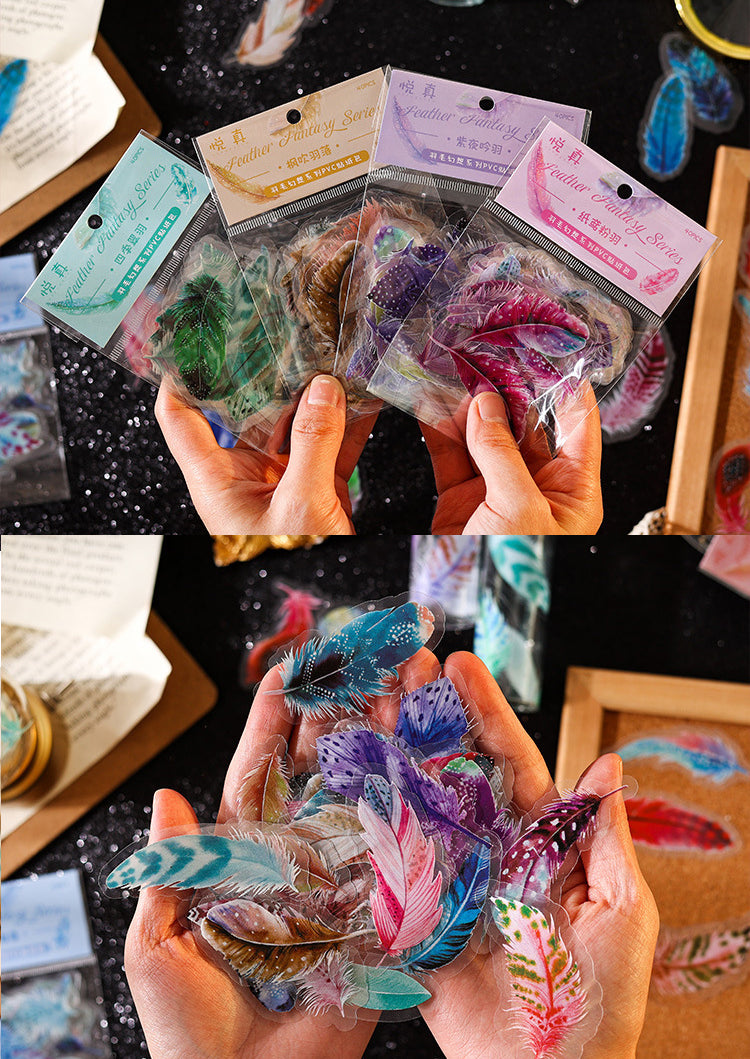 Feather Fantasy PET Stickers