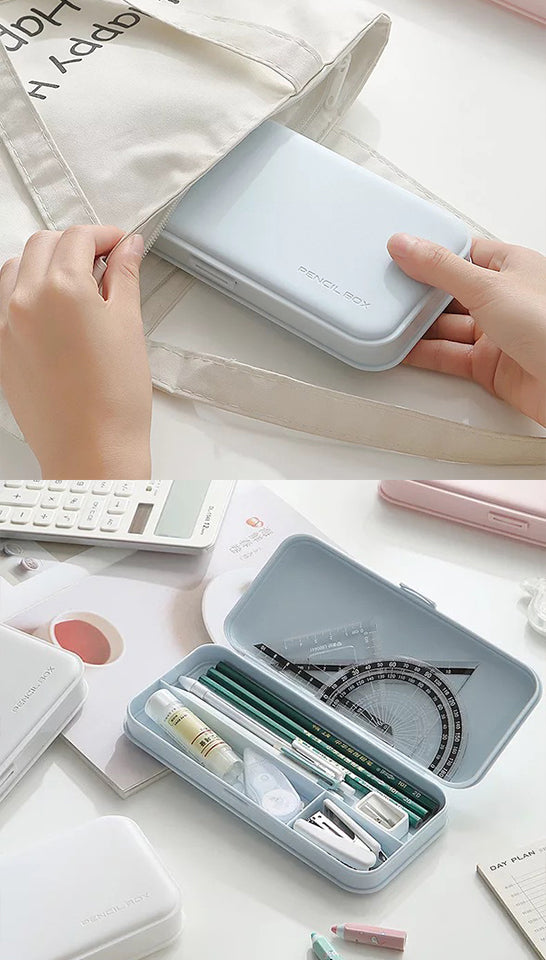 Pastel Flat Pencil Case