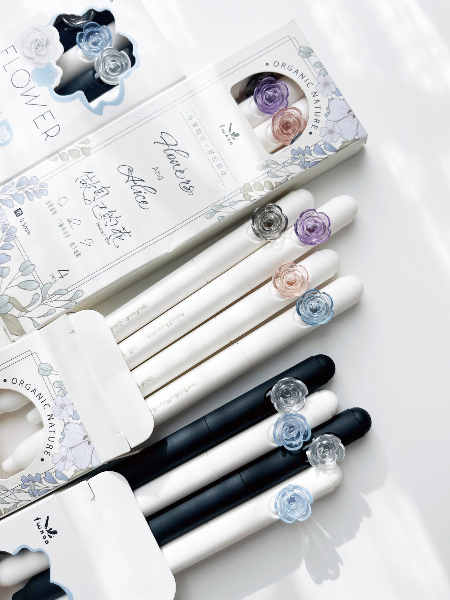 Flowers and Alice Pen Set