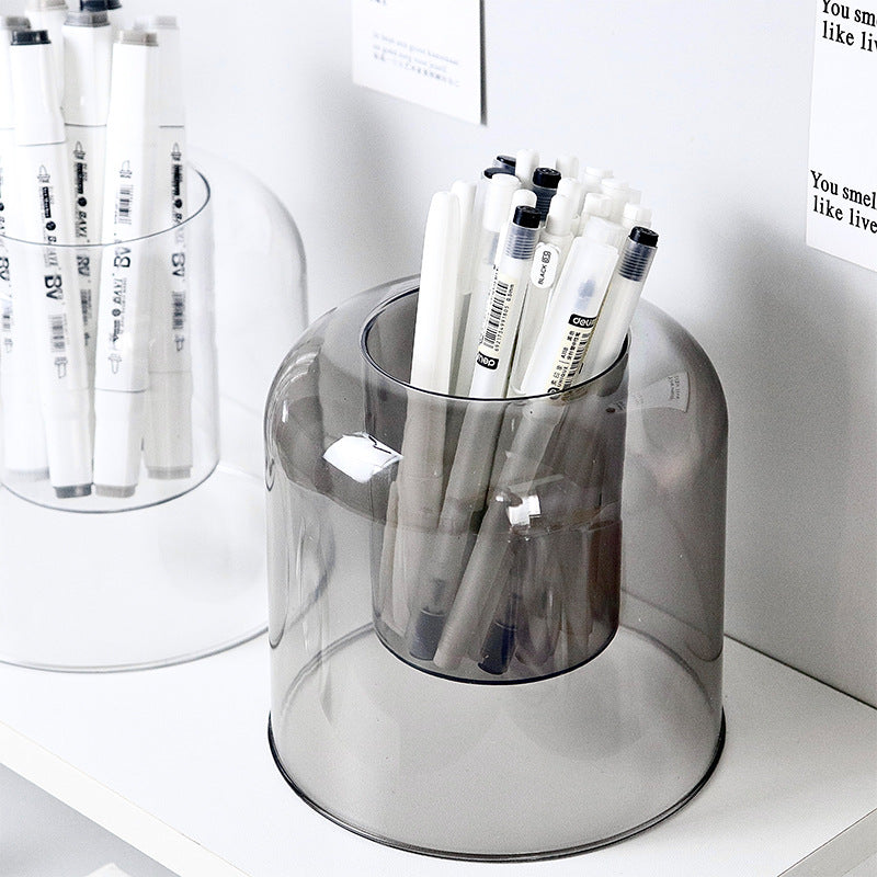 Circular Clear Pen Holder