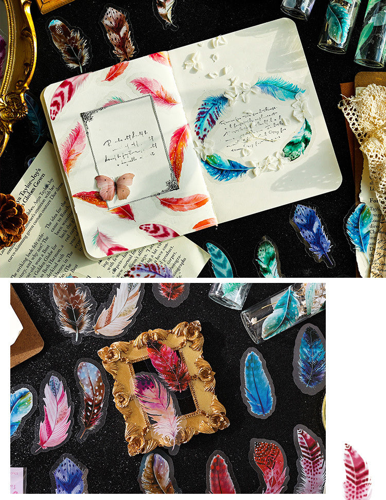 Feather Fantasy PET Stickers