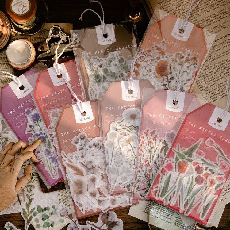 Garden Series Flower Stickers