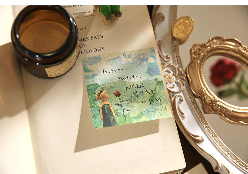 Little Prince Oil Painting Sticky Notes