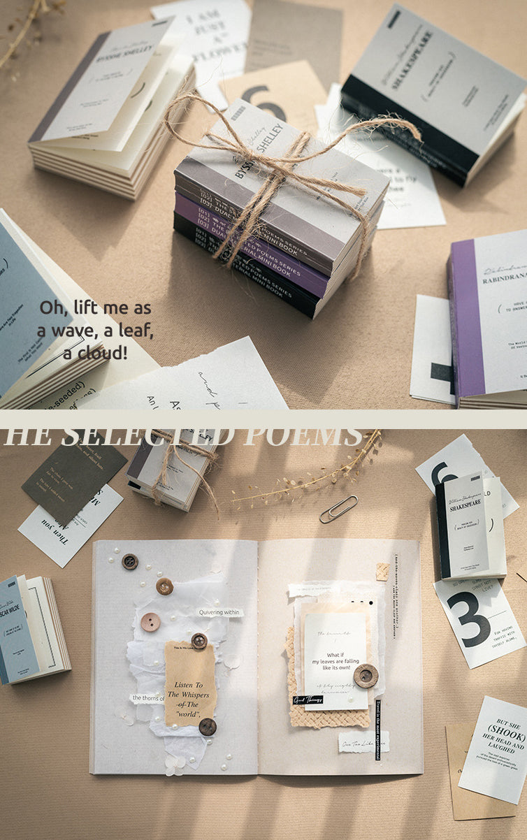 Poems Mini Paper Book