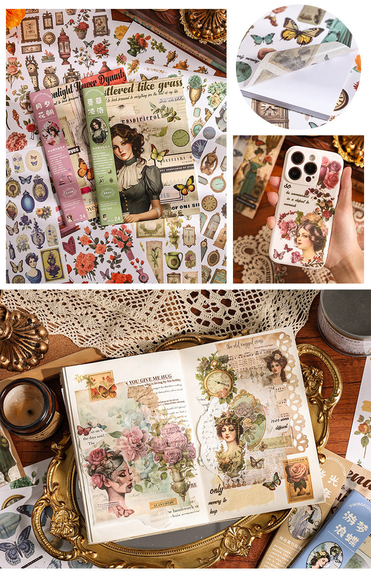 Nostalgic Journal Series Stickers Book