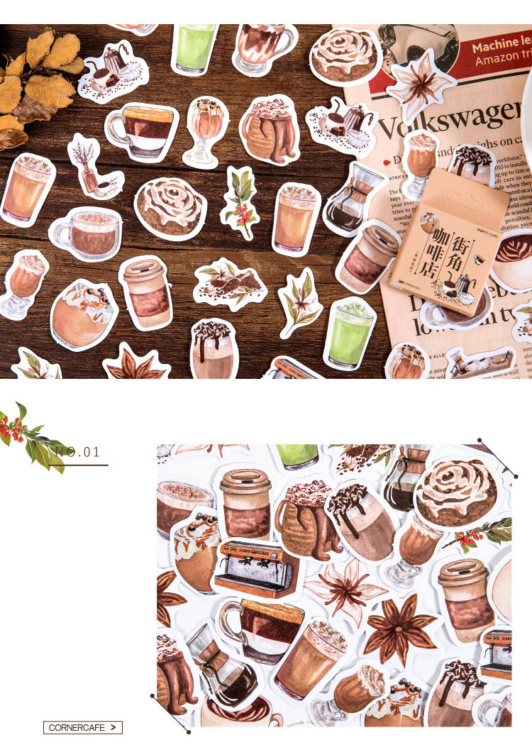 Coffee Shop Stickers Box