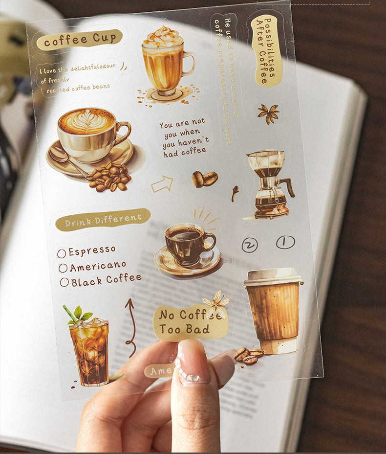 Poetry For Coffee Sticker Book
