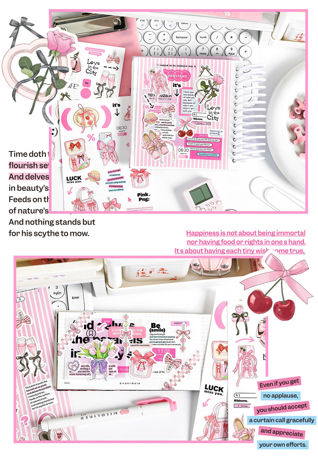 Deco Bow Stickers