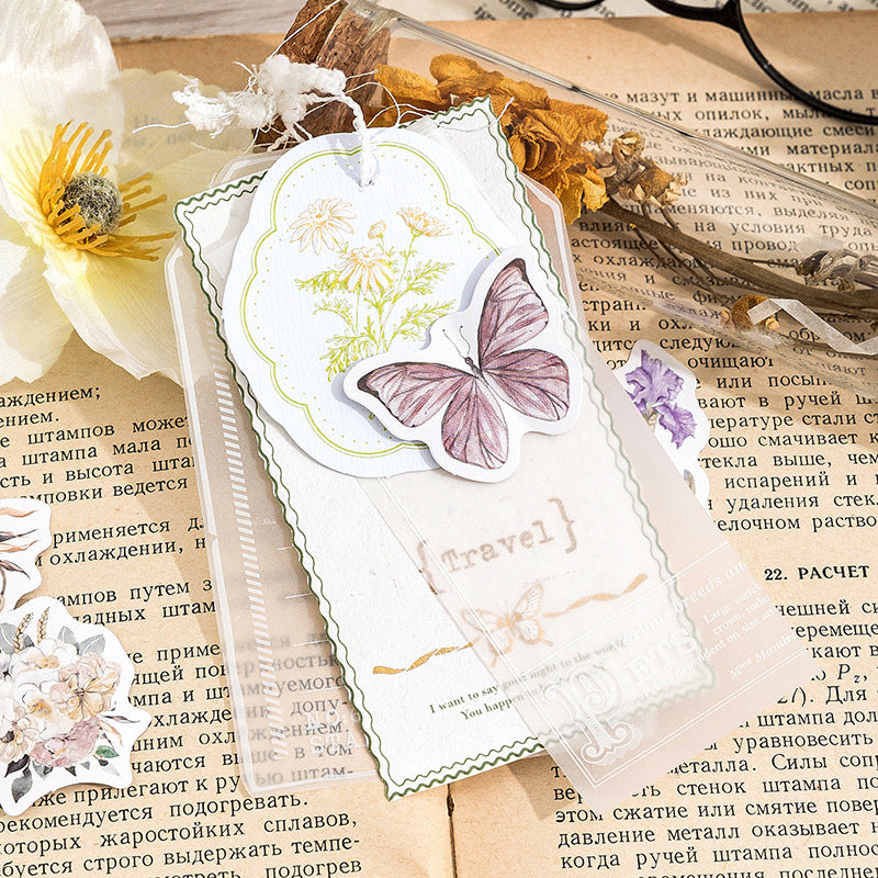Flowers & Butterflies Stickers Box