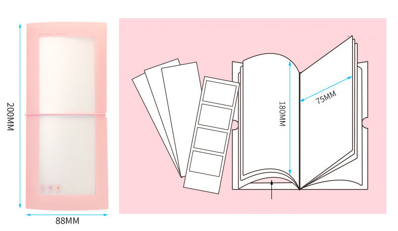 Macaron Sticker Storage Book