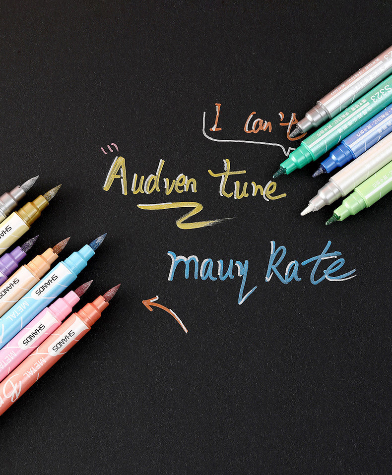 Metallic Brush Pen Set