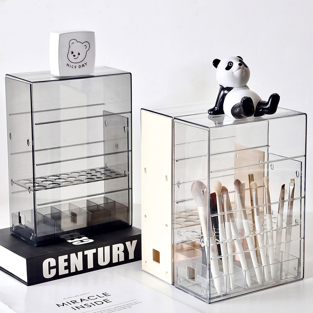 Acrylic Jewelry Makeup Storage Box – Crafty Jo Mauritius