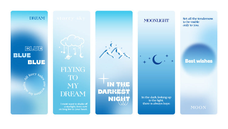 Diffused Light Bookmark Set