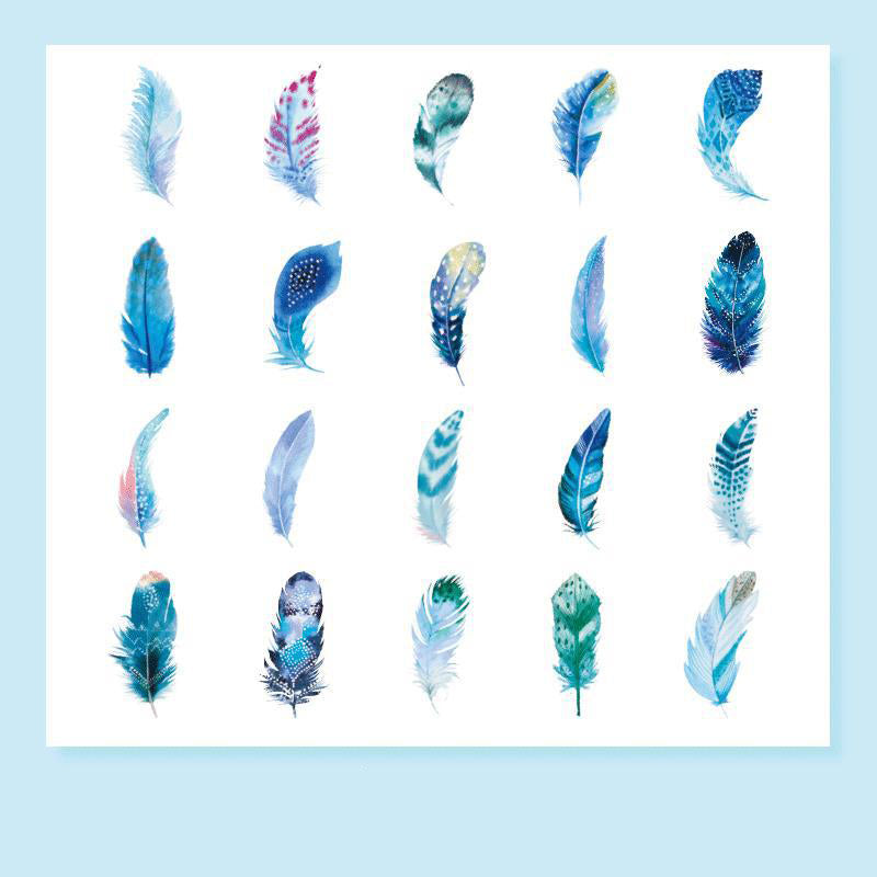 Feather Fantasy PET Stickers