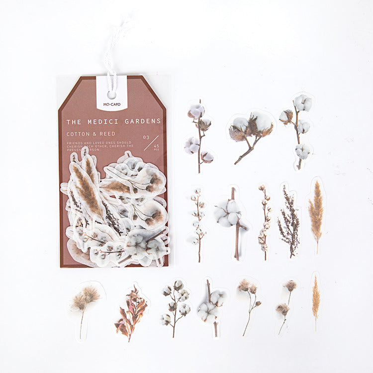 Garden Series Flower Stickers