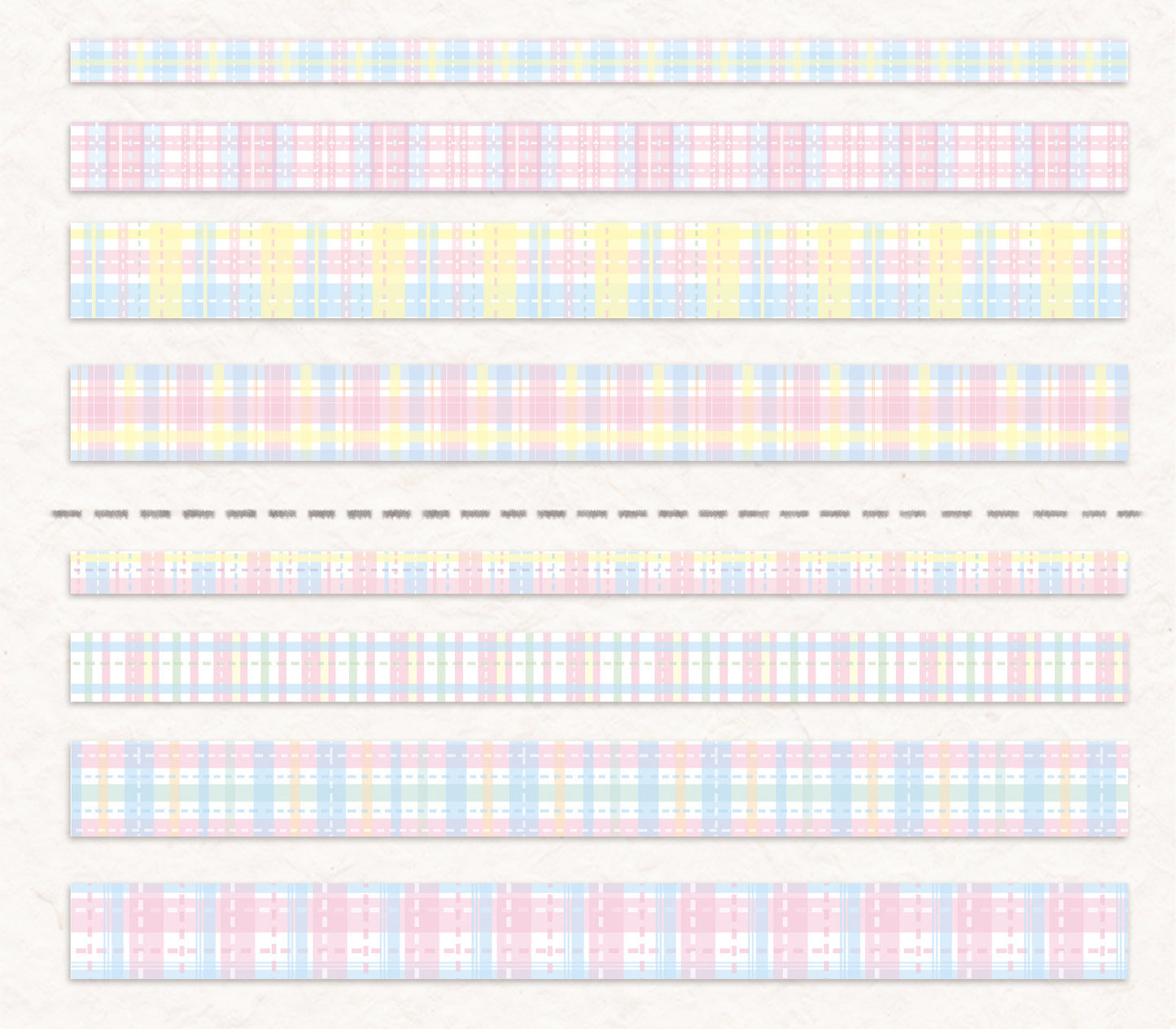 Plaid Washi Tape Set