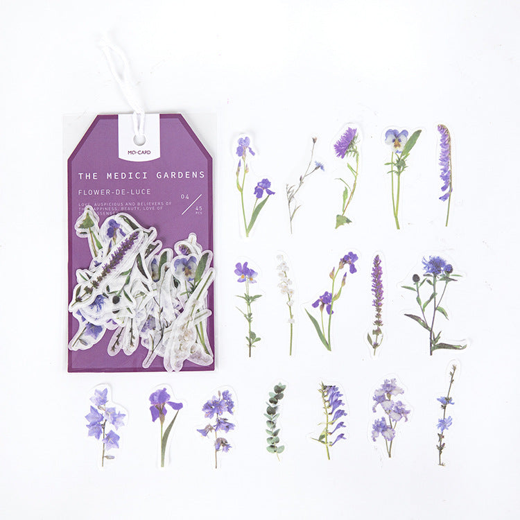 Garden Series Flower Stickers