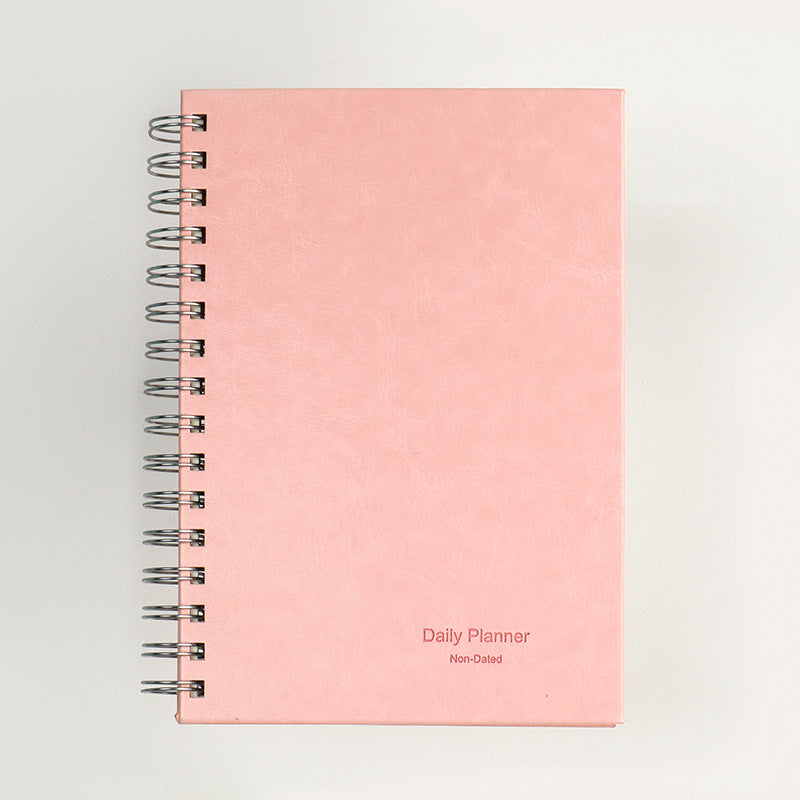 Daily Planner Spiral Notebook