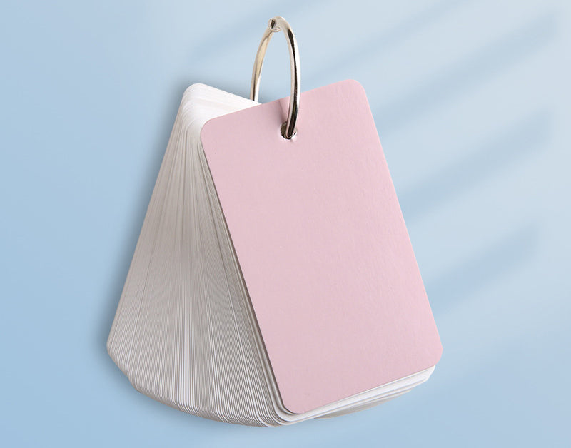 Flash Cards With Ring