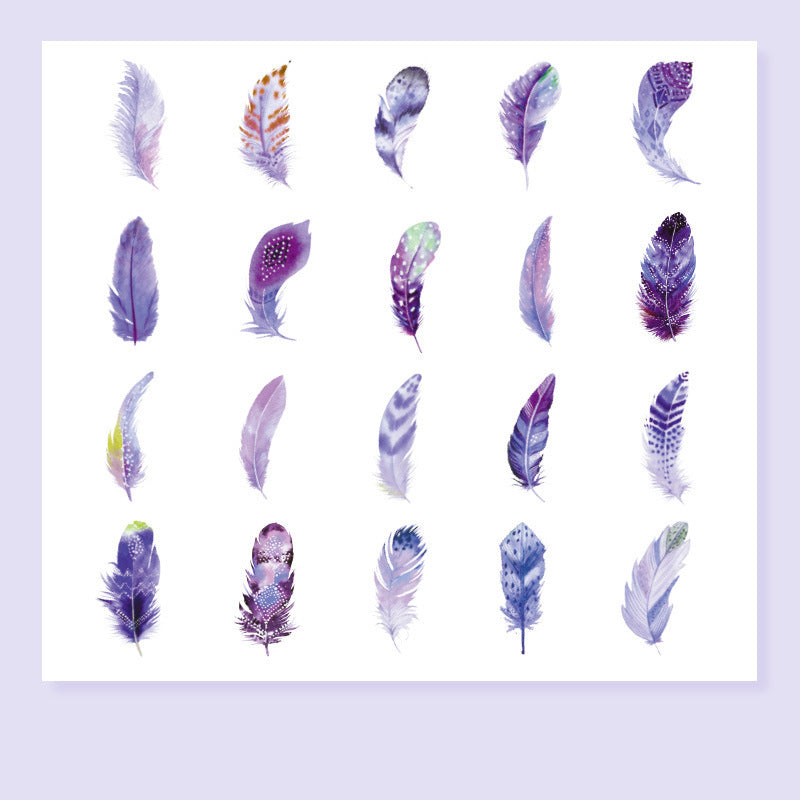 Feather Fantasy PET Stickers
