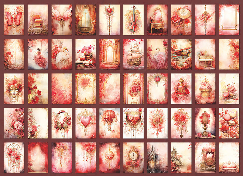 Romantic Preface Mini Stickers Book