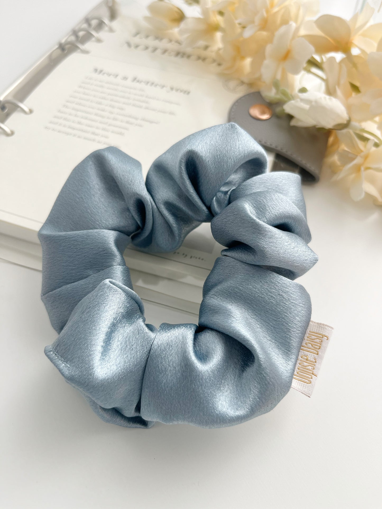 Oopsie Daisy Satin Scrunchies