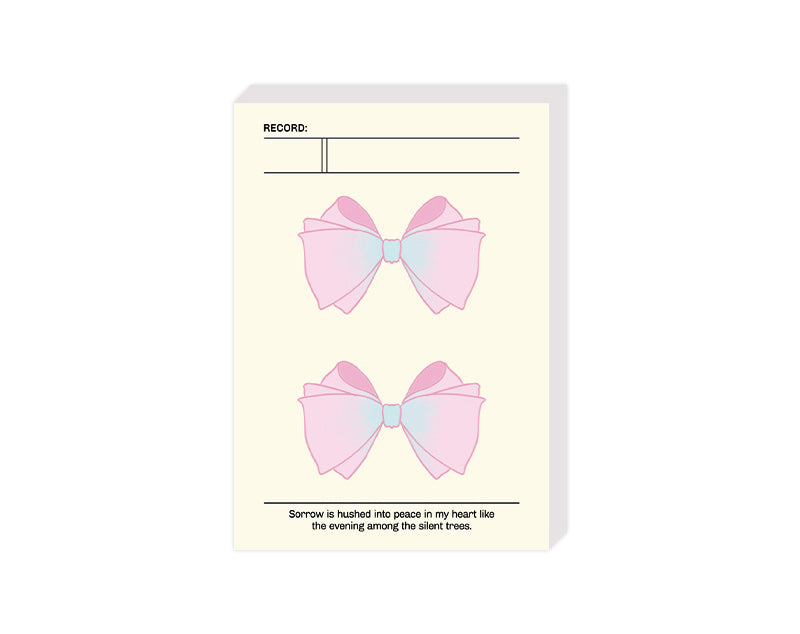 Heartbeat Memo Pad